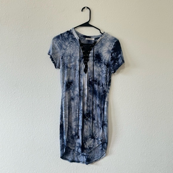 Heart & Hips Dresses & Skirts - Blue Tie Dye Dress
